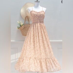 Small chiffon ruffle dress